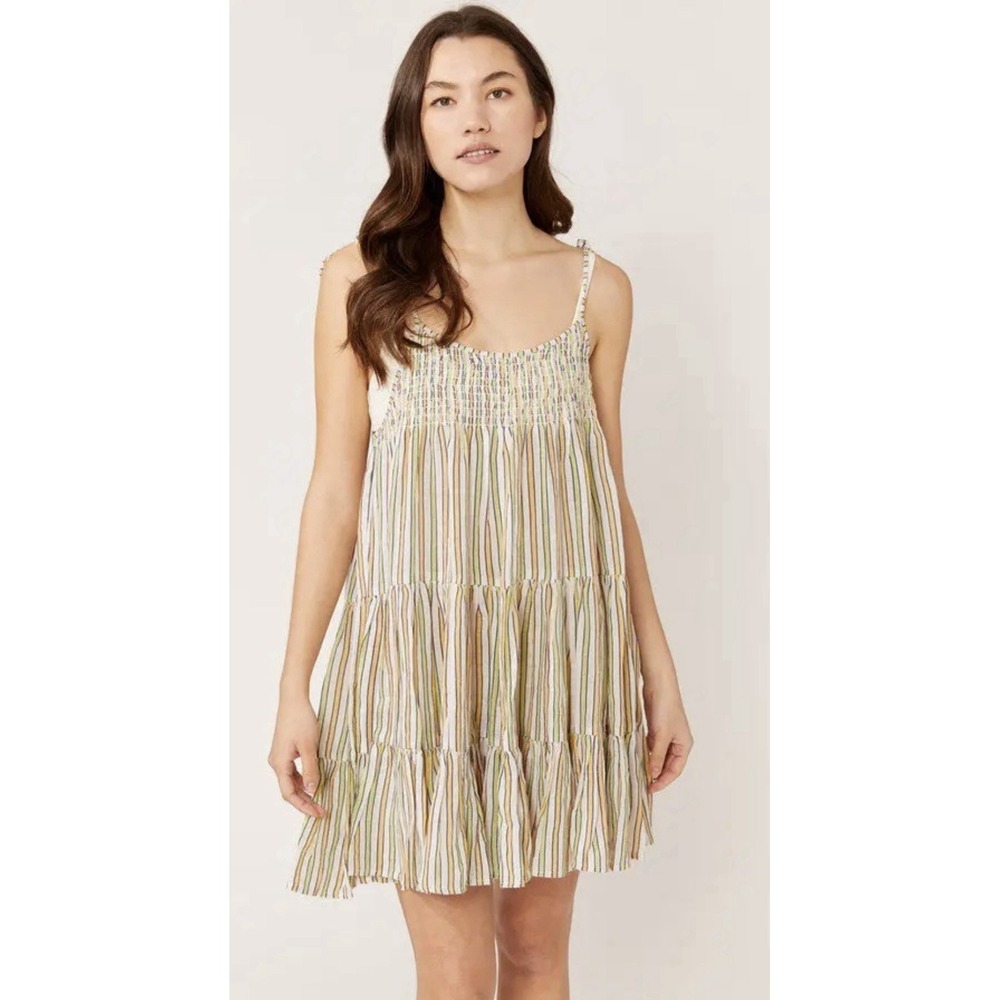 SOLID & STRIPED The Parker Dress In Miami Stripe Size Medium EUC!